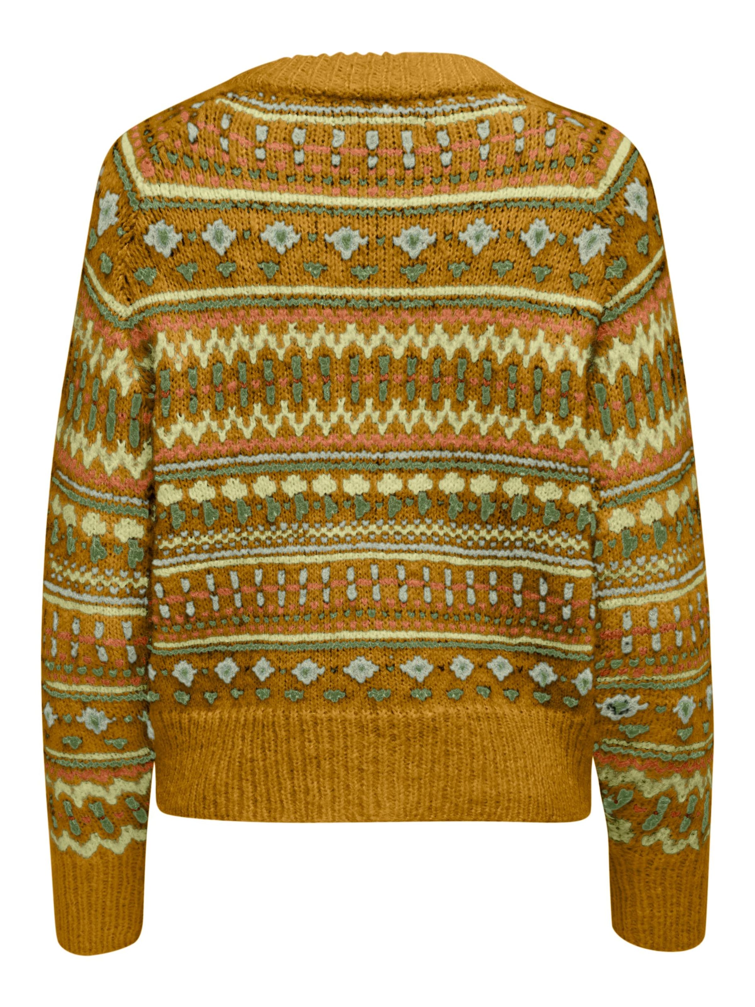 ONLY Trui 'FENJA' in Bruin