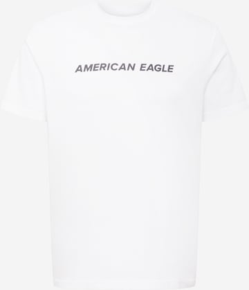 American Eagle Shirt in Wit: voorkant