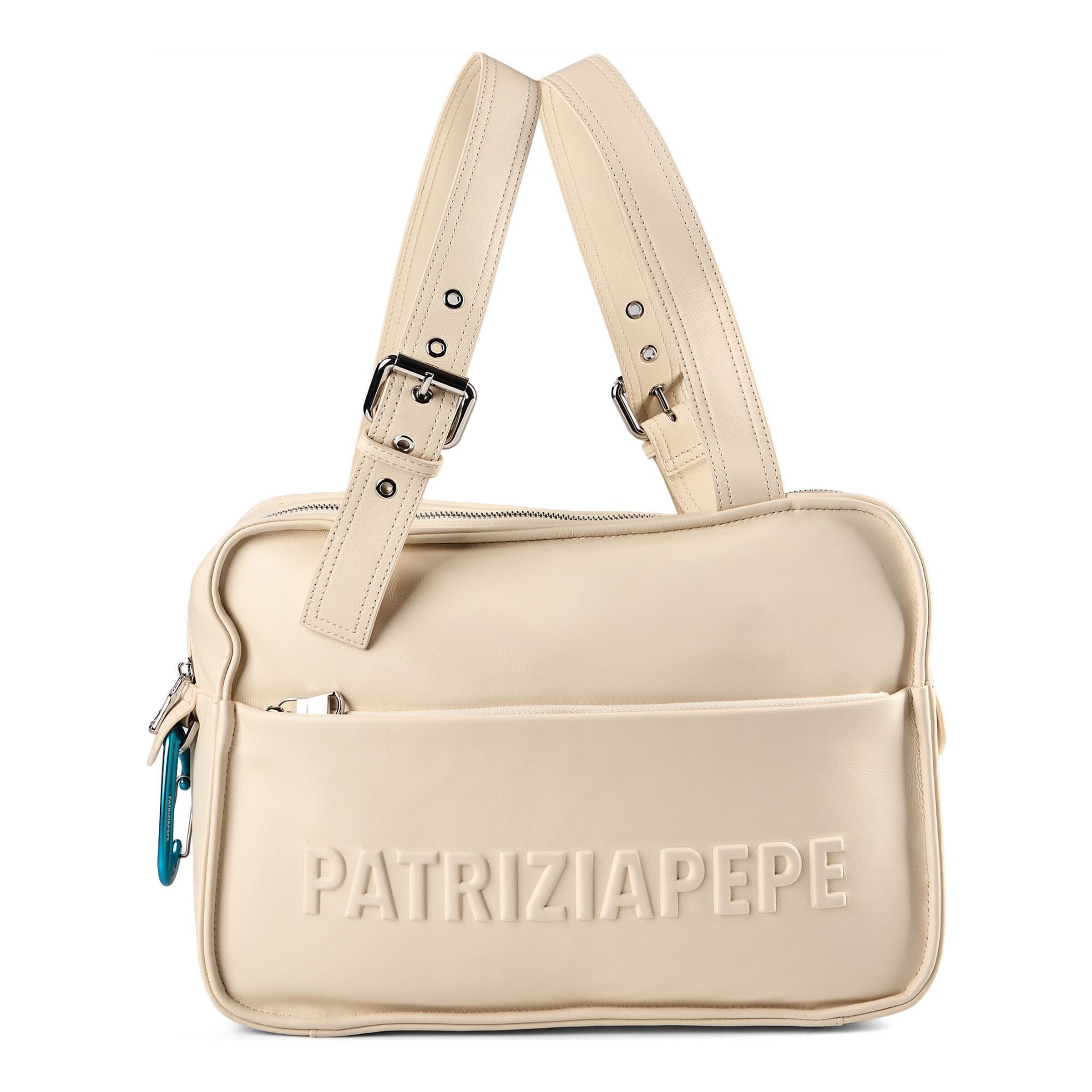 PATRIZIA PEPE Shoulder Bag in Beige: front