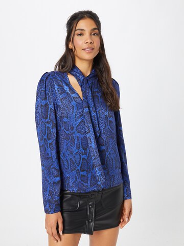 HUGO Blouse 'Cazadi' in Blauw: voorkant