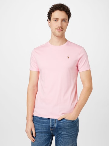 Polo Ralph Lauren Regular fit Тениска в розово: отпред