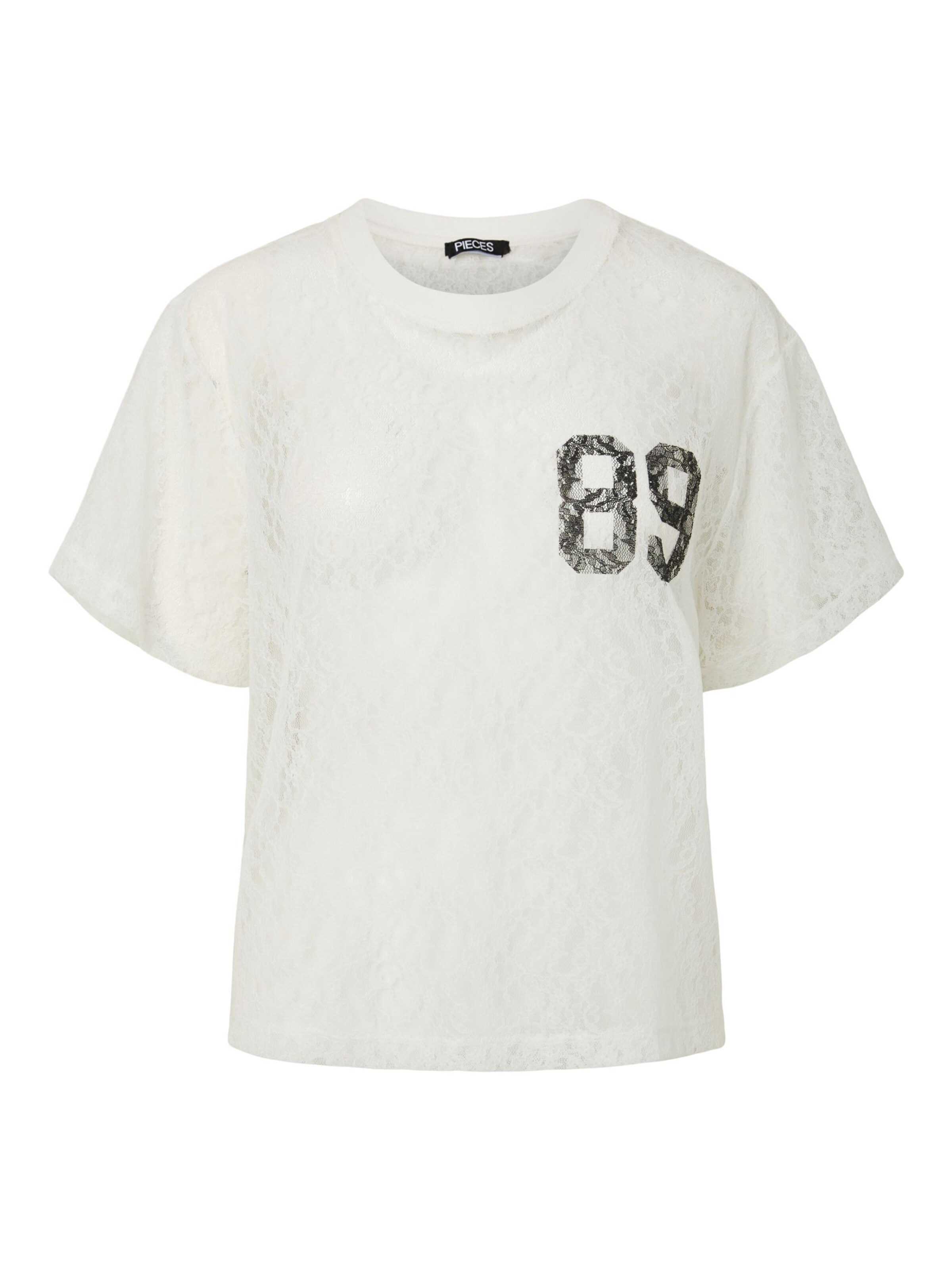 PIECES Shirt 'PCFLACY' in White: front