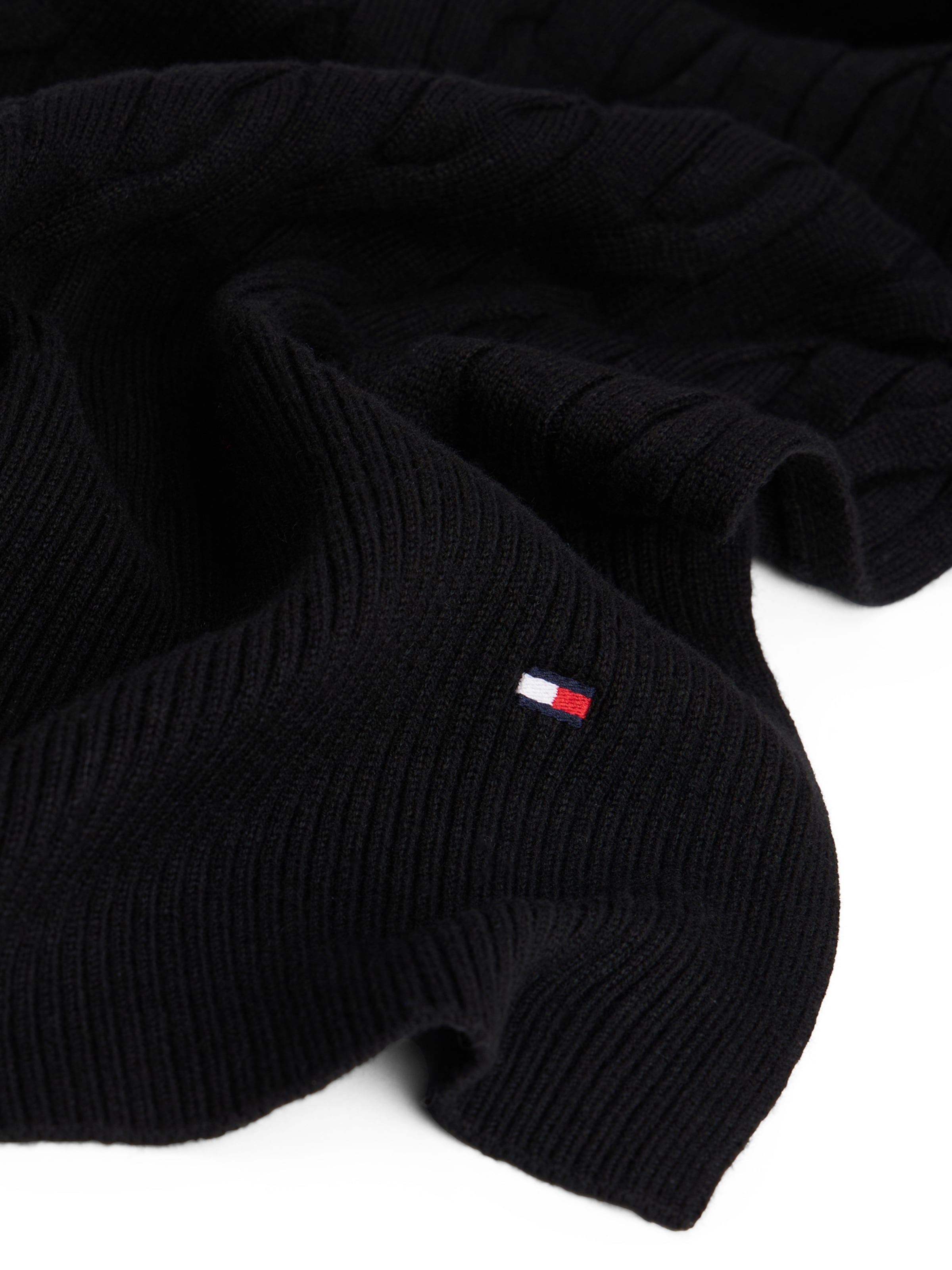 TOMMY HILFIGER Schal in Schwarz
