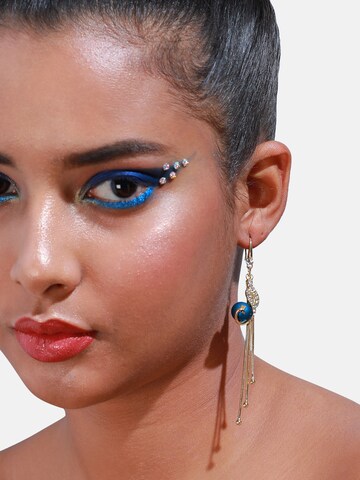 SOHI - Brincos ' Cearra ' em azul: frente