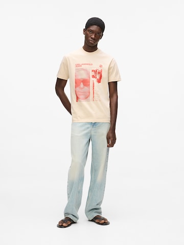 Tricou de la KARL LAGERFELD JEANS pe bej
