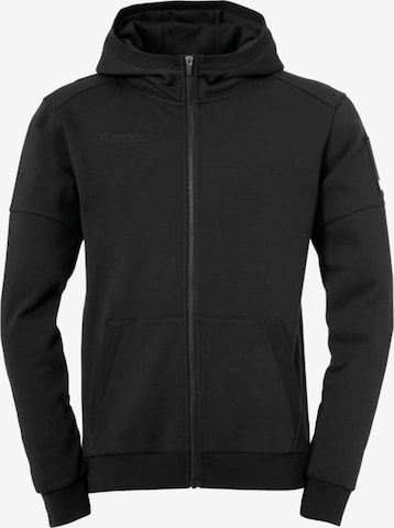 KEMPA Athletic Jacket in Black: front
