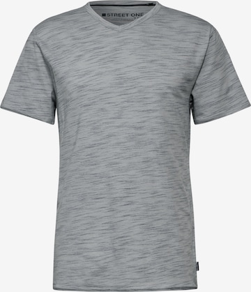 Street One MEN T-Shirt 'Space Dye' in Grau: predná strana