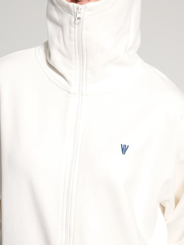 NOWIHT Sweatjacke 'Sabine'‌ in Weiß