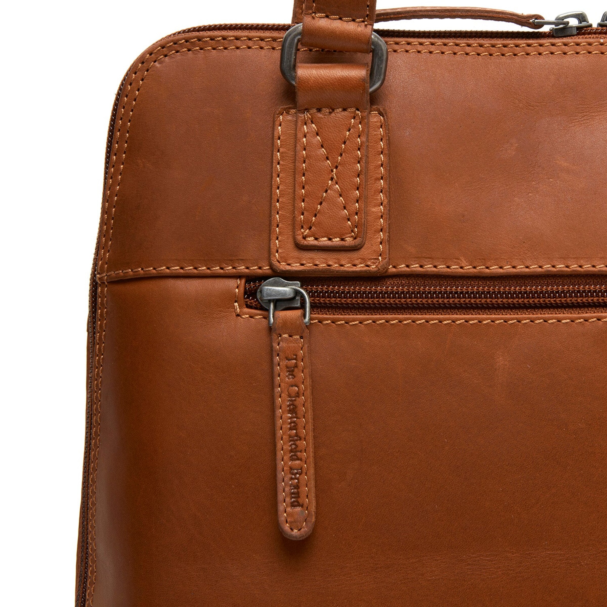 The Chesterfield Brand Schoudertas in Bruin