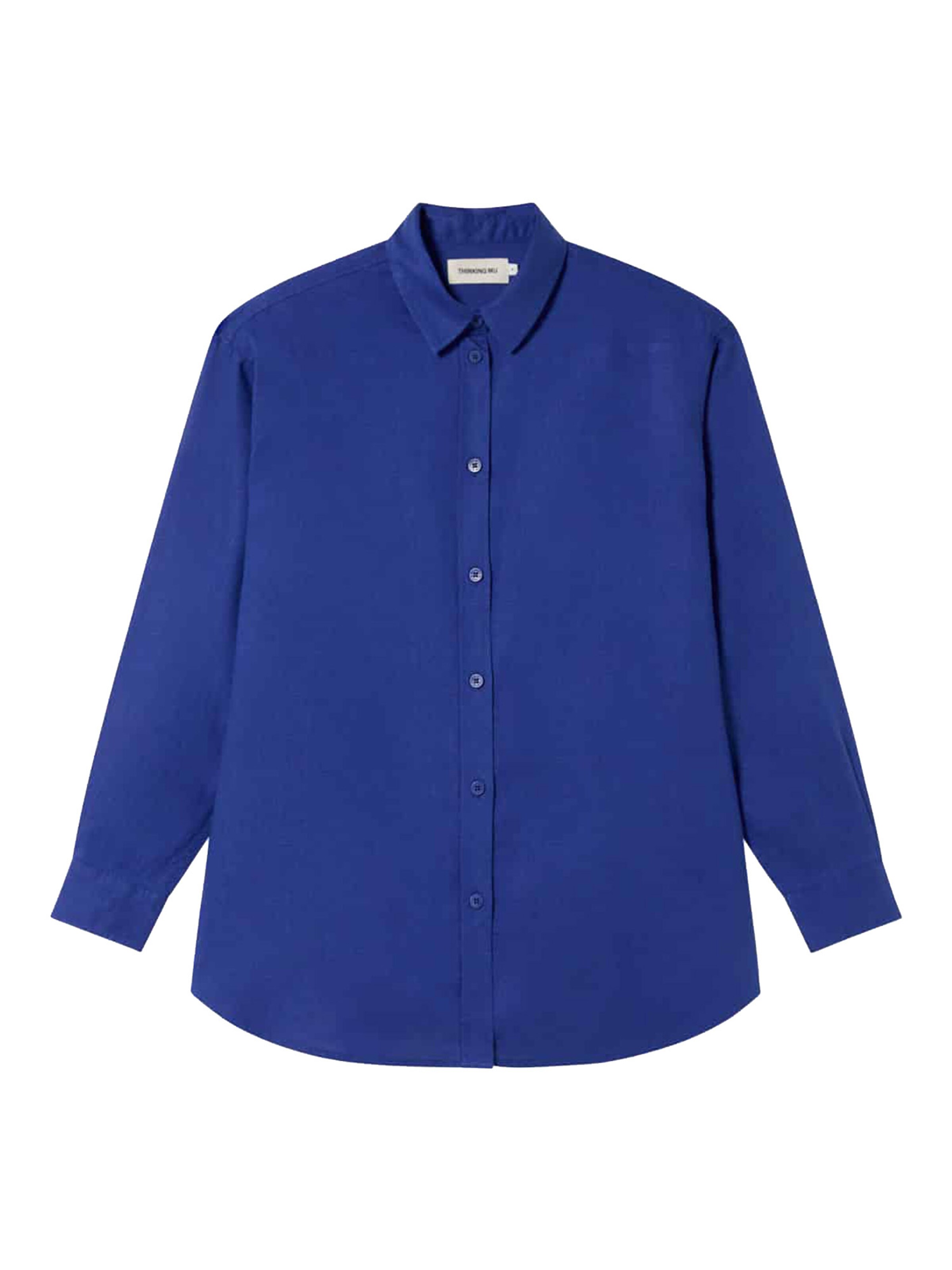 Thinking MU Blouse in Blue: front