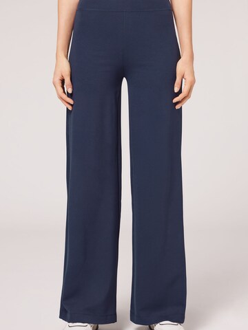 CALZEDONIA Pants in Blue: front