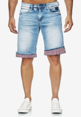 Rusty Neal Regular Jeans-Shorts 'Dunster' in Blau: predná strana