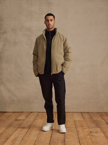 DAN FOX APPAREL Between-Season Jacket 'Onur' in Green