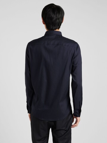 ARMANI EXCHANGE Slim fit Πουκάμισο για το γραφείο σε μπλε