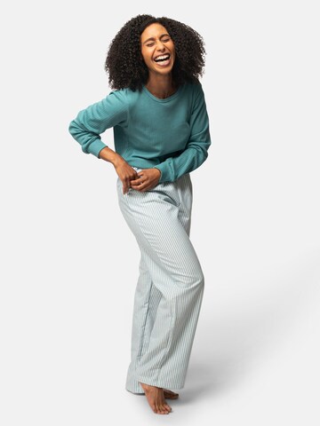 greenjama Pajama Pants in Green: front