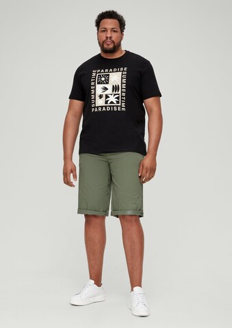 s.Oliver Slimfit Shorts 'Detroit' in Grün