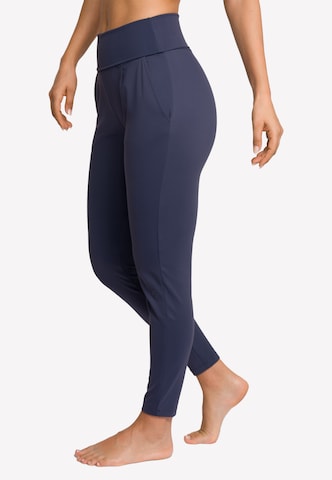 OCEANSAPART Skinny Workout Pants 'Ginger' in Blue