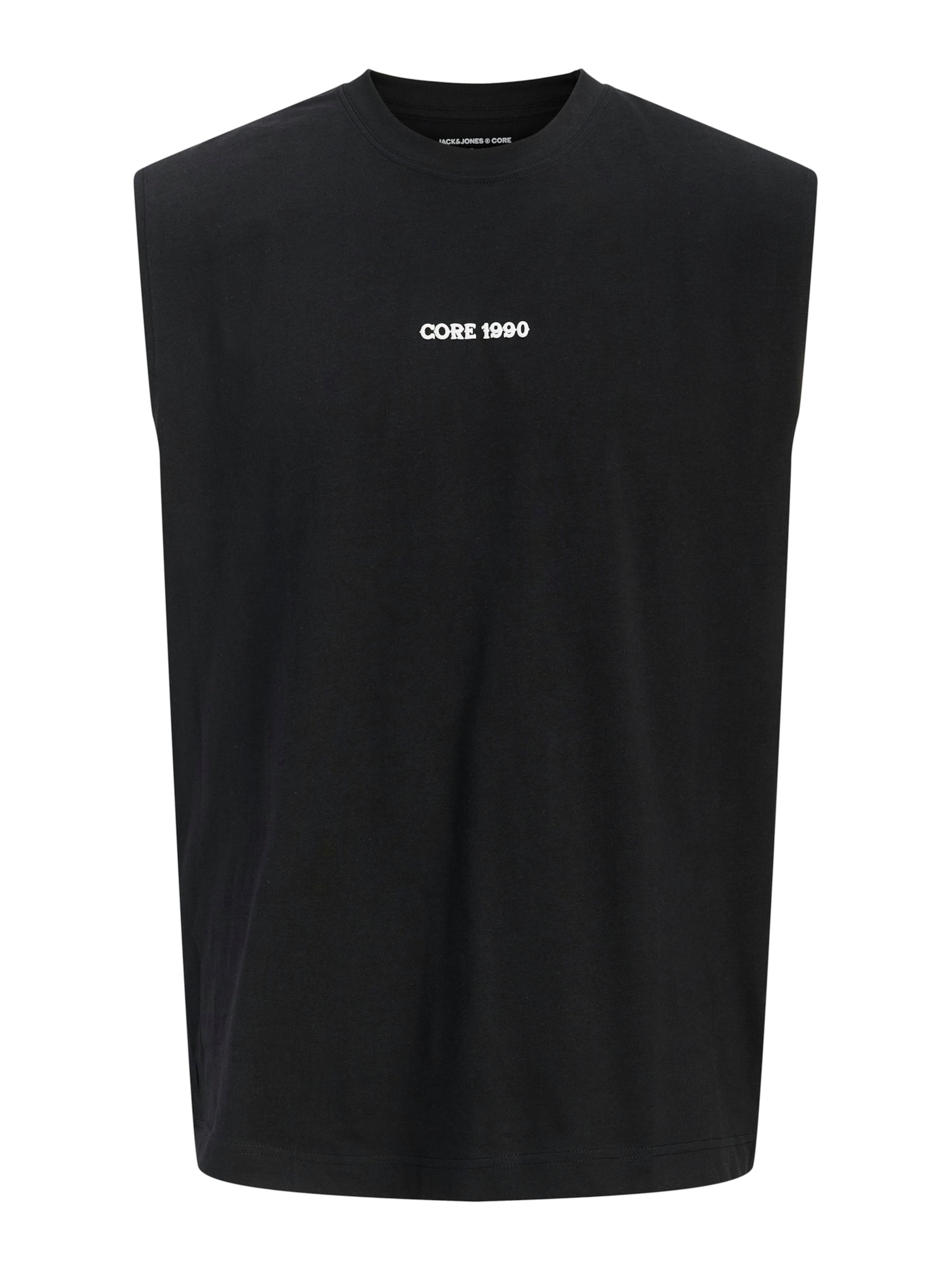 JACK & JONES Μπλουζάκι 'JCOETERNA' σε μαύρο: μπροστά