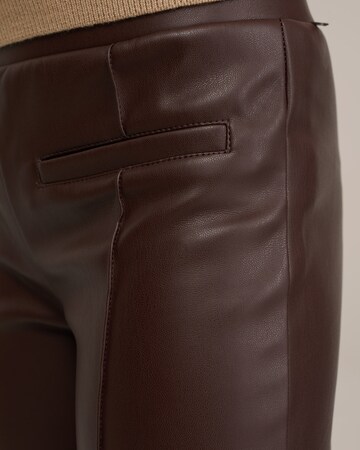 évasé Leggings WE Fashion en marron