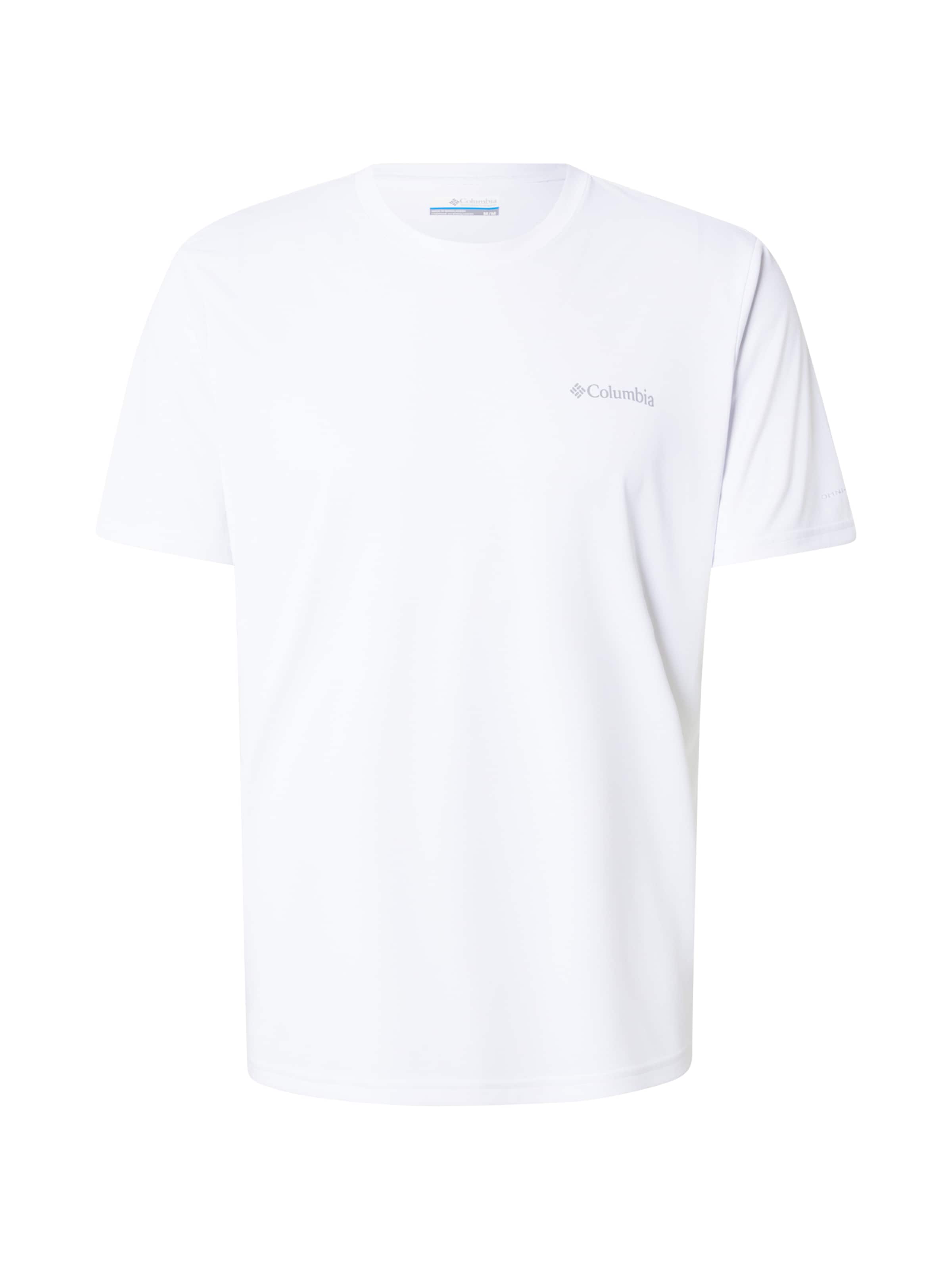 Tricou funcțional 'Hike' de la COLUMBIA pe alb: față