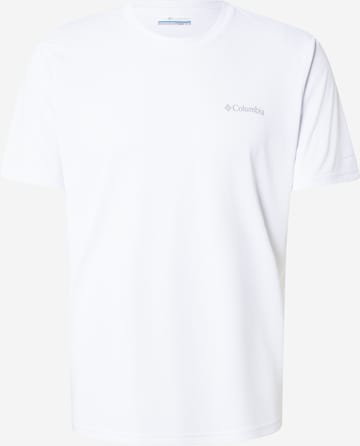 Tricou funcțional 'Hike' de la COLUMBIA pe alb: față