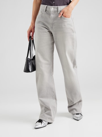 7 for all mankind Szeroka nogawka Jeansy 'TESS' w kolorze szary: przód