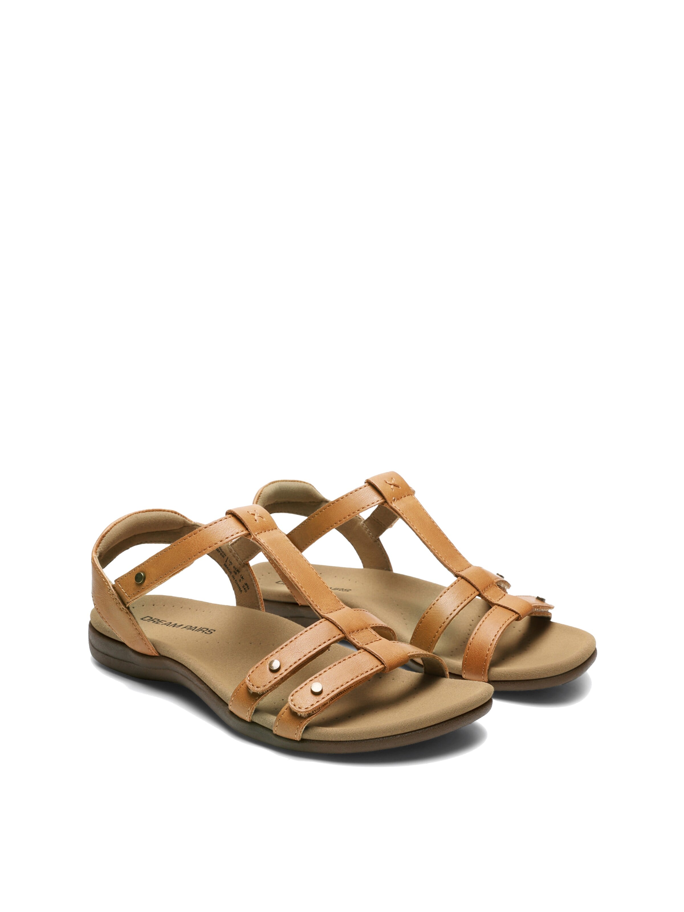 Sandalo con cinturino di Dream Pairs in marrone