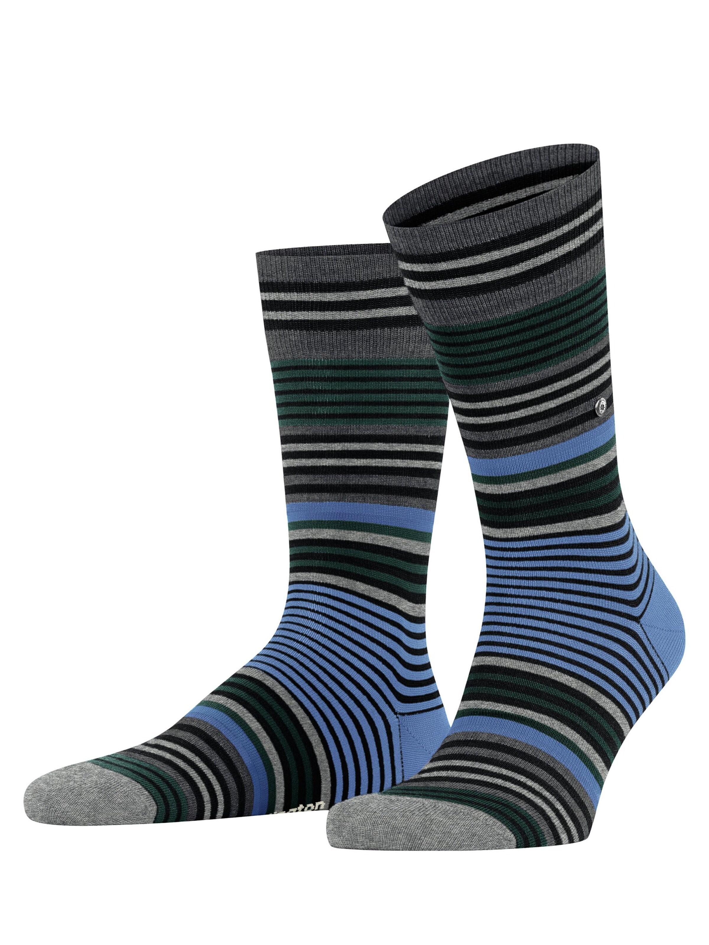 BURLINGTON Socks 'Stripe' in Black: front
