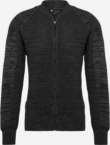 G-Star RAW Gebreid vest in Groen: voorkant