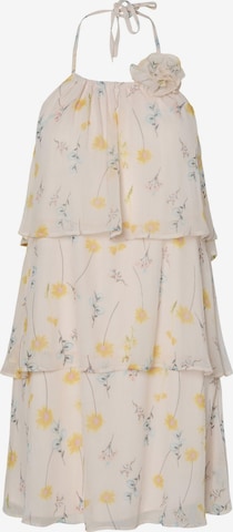 Robe de cocktail PIECES en rose : devant