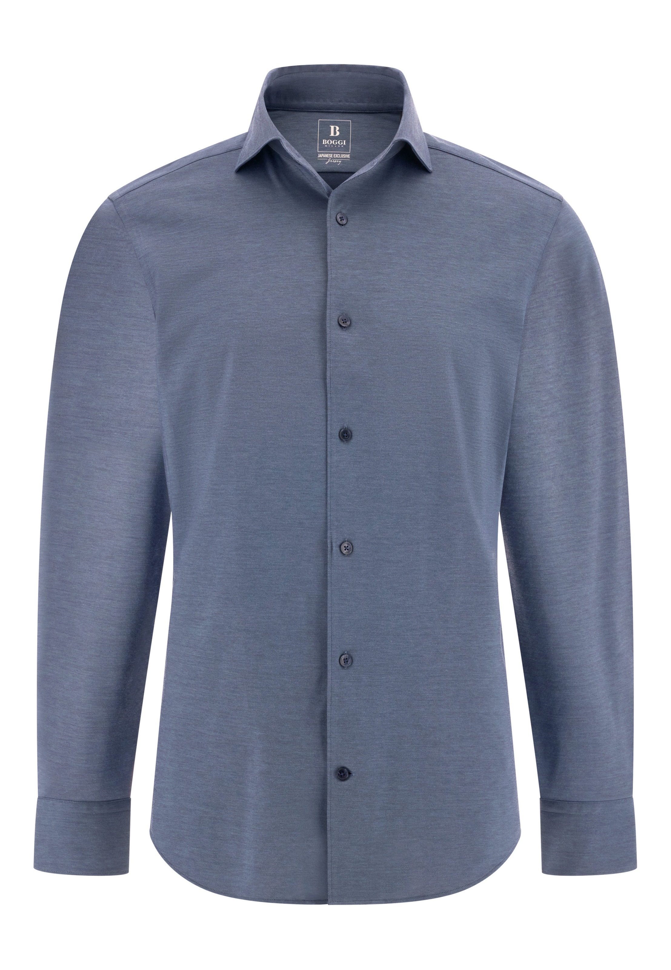 Chemise Boggi Milano en bleu : devant