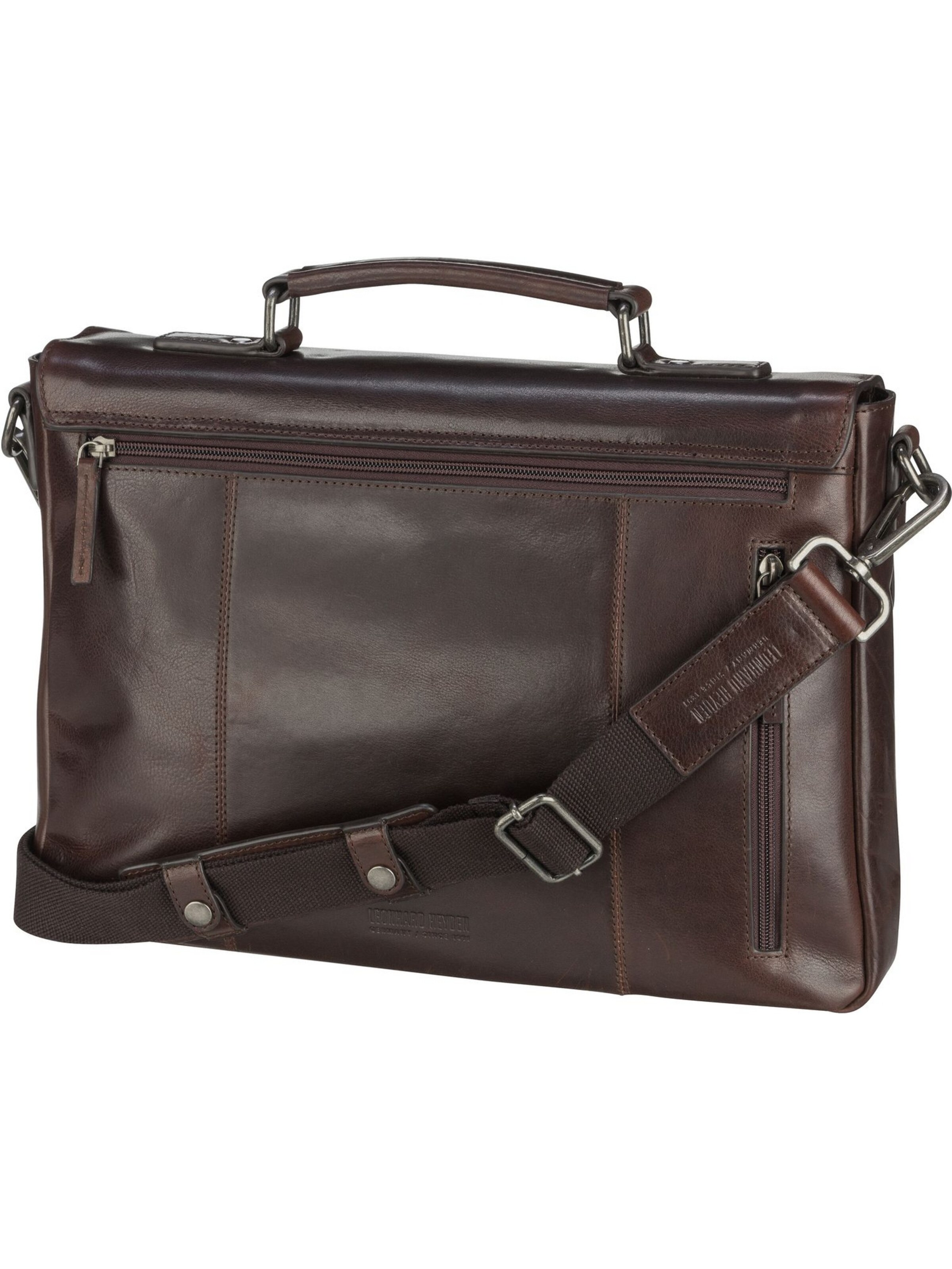LEONHARD HEYDEN Document Bag in Brown