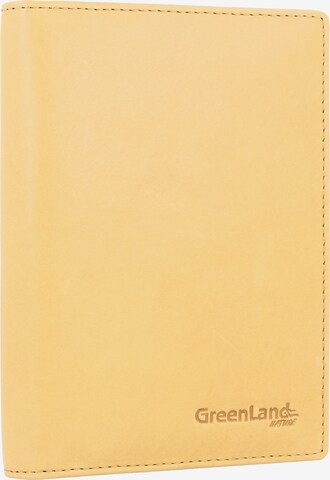 Greenland Nature Wallet 'Soft Colour' in Yellow