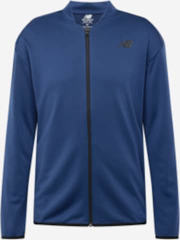 new balance Training jacket ' 'Tenacity' in Blue: front