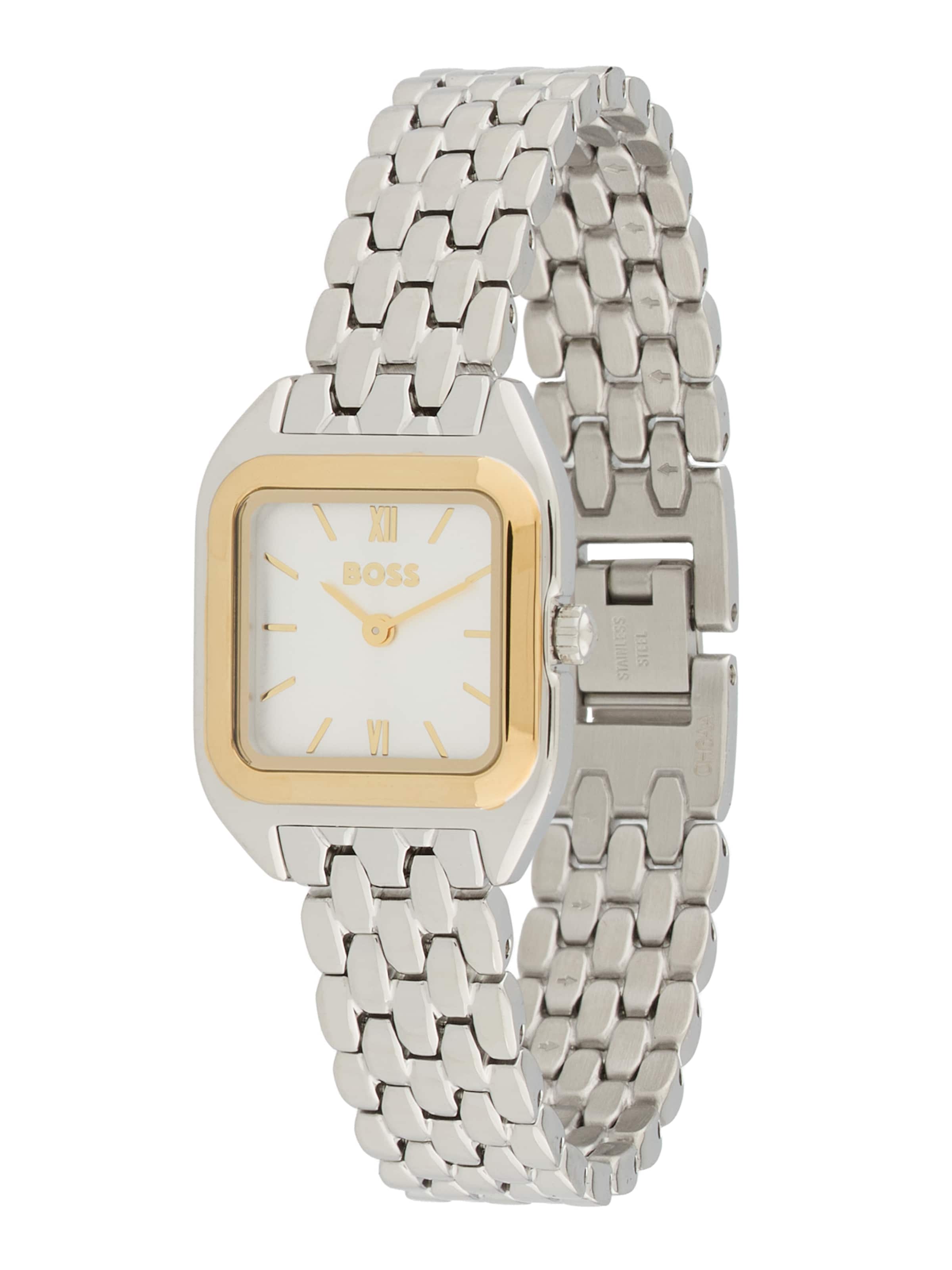 Montre à affichage analogique 'Mae Petite' BOSS en argent : devant