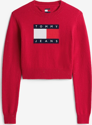 Pullover di Tommy Jeans in rosso: frontale