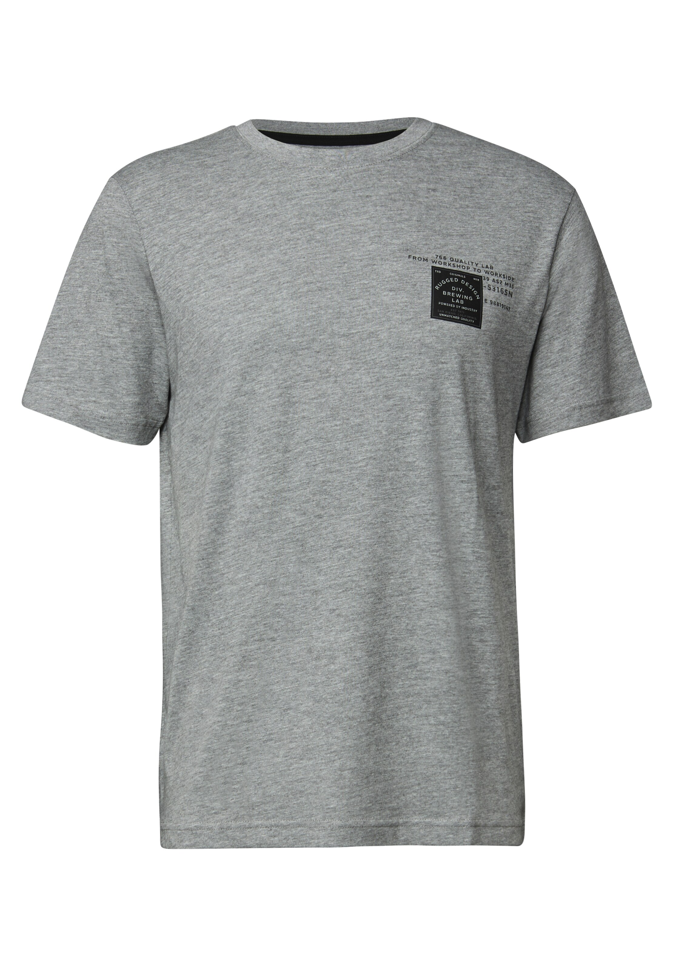 Street One MEN Shirt in Grey: front