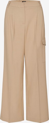 Wide leg Pantaloni cargo 'Melpa' di OPUS in beige: frontale