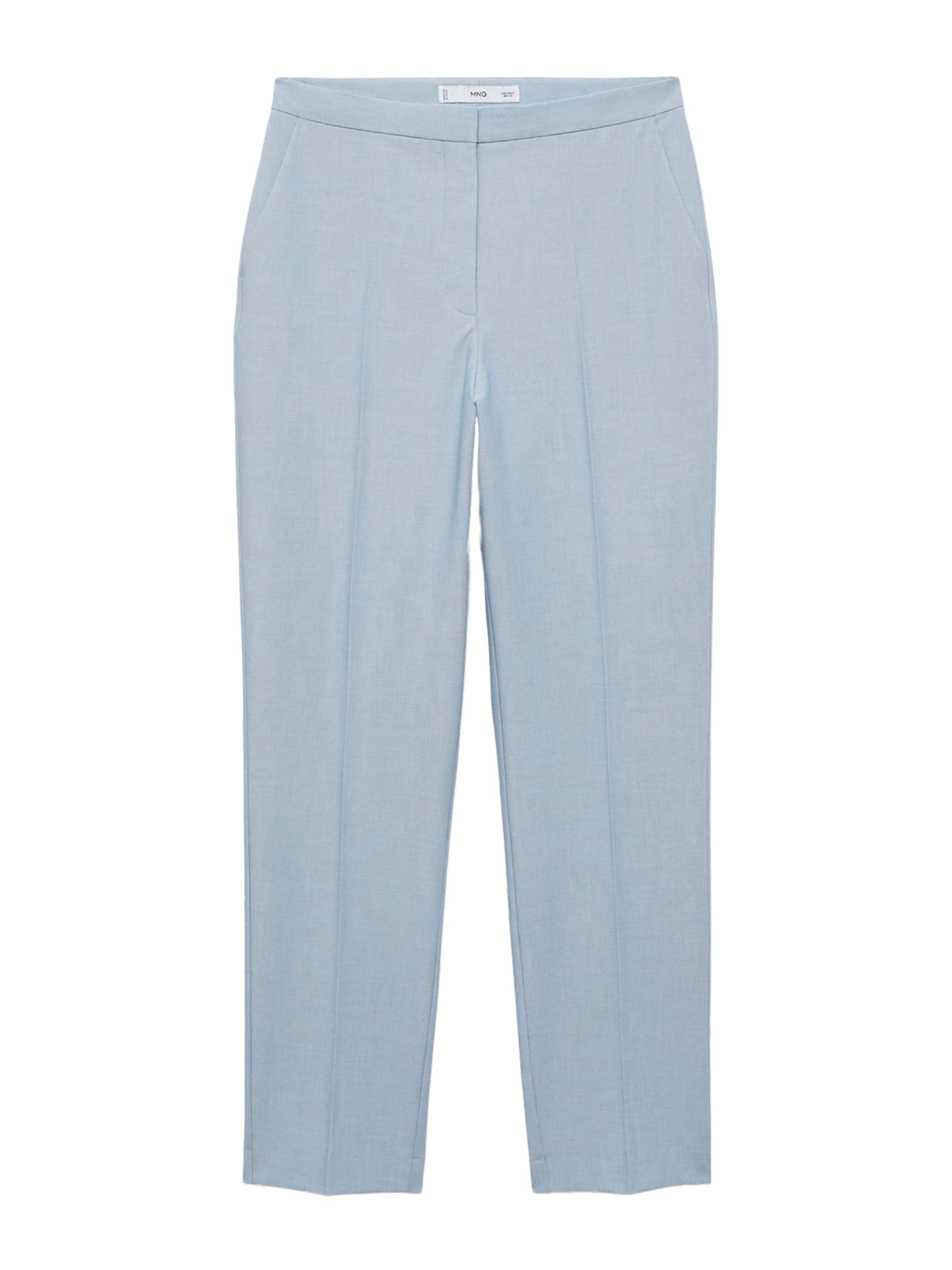 MANGO Štandardný strih Nohavice 'Borevi' - Modrá: predná strana