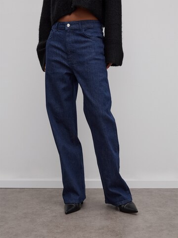 Wide leg Jeans di RÆRE by Lorena Rae in blu: frontale
