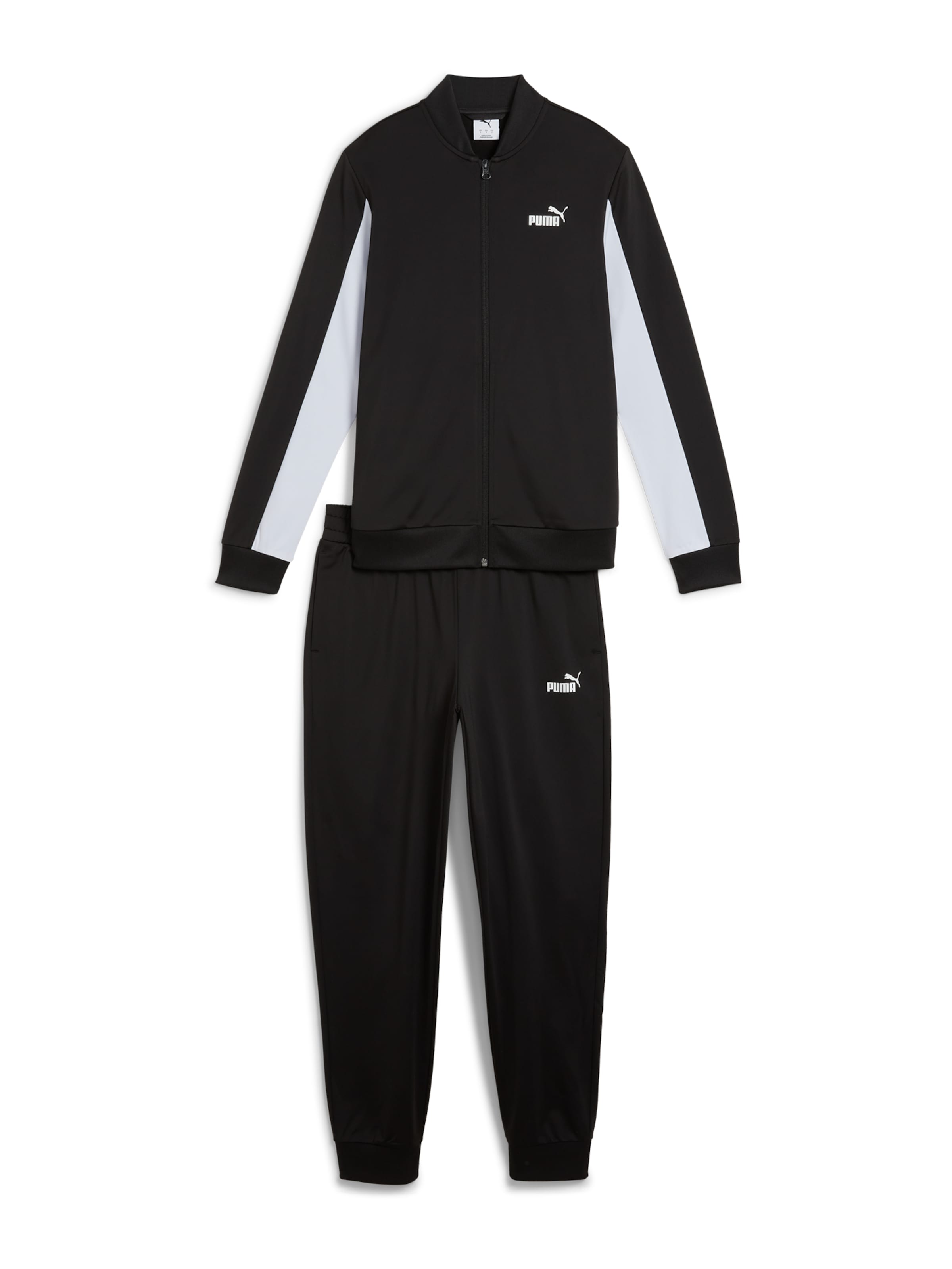 Costum de trening de la PUMA pe negru: față