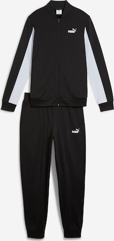 PUMA Trainingsanzug in Schwarz: Vorderseite