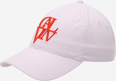 Kepurė iš Calvin Klein, spalva – pastelinė violetinė / raudona, Prekių apžvalga