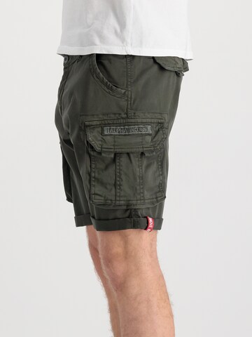 ALPHA INDUSTRIES - Regular Calças cargo em cinzento