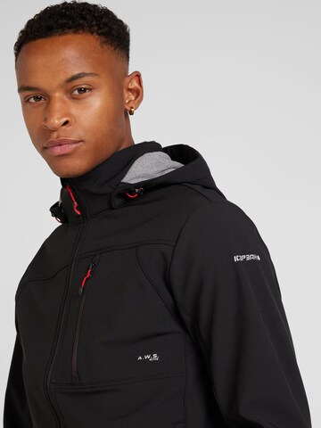 ICEPEAK Outdoorjacke 'BEEDEVILLE' in Schwarz