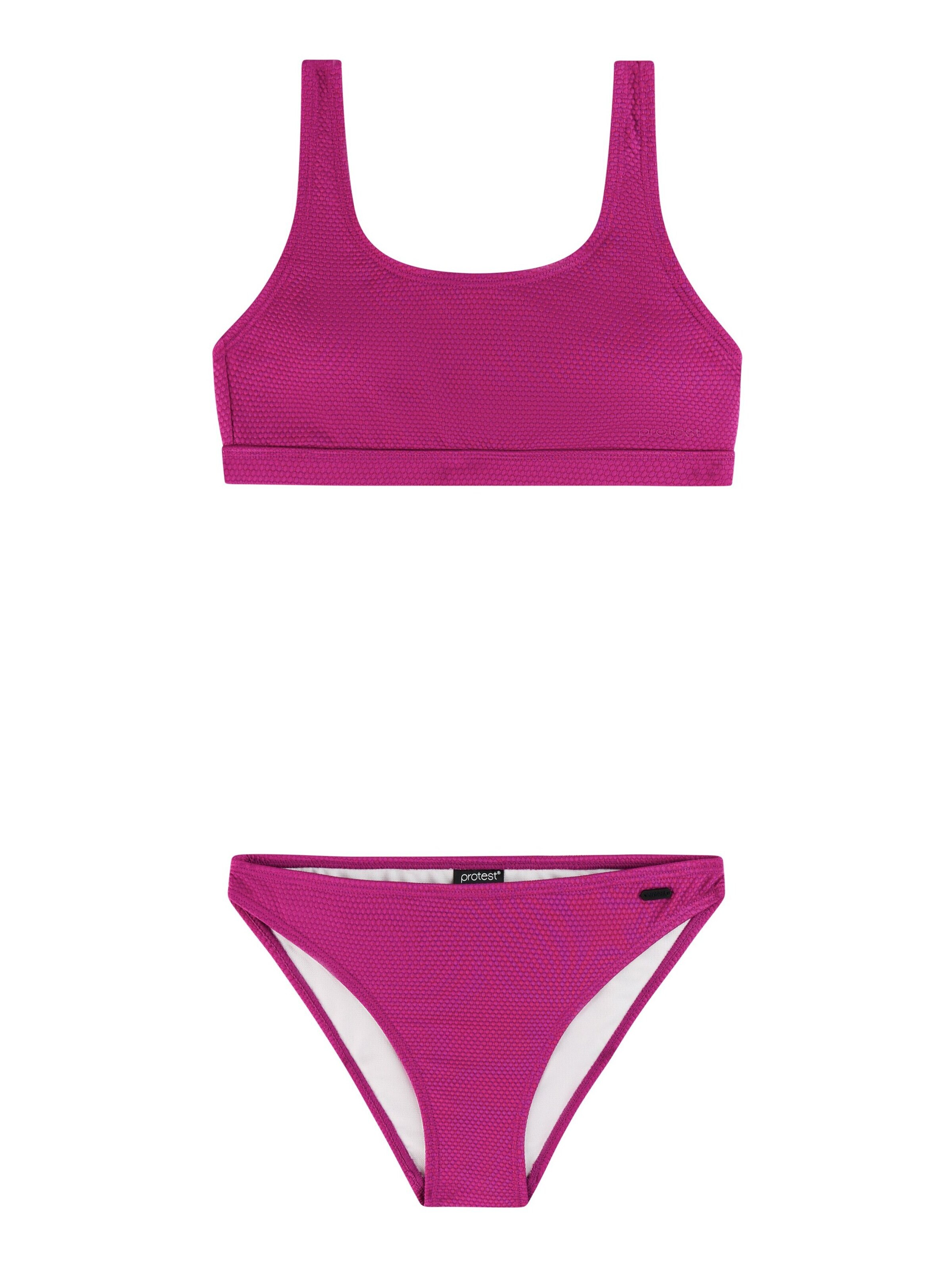 PROTEST Bralette Bikini 'PRTRose JR' in Pink: front