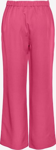 PIECES Wide Leg Hose 'PCBOZZY' in Pink