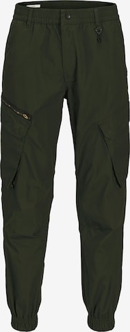 Tapered Pantaloni cargo 'JPSTKANE ELLIOT' di JACK & JONES in verde: frontale