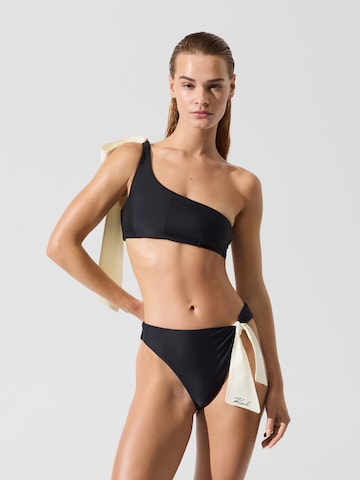 Karl Lagerfeld Bikinitrusse 'Signature' i sort: forside