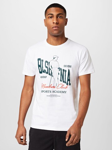 T-Shirt BLS HAFNIA en blanc : devant